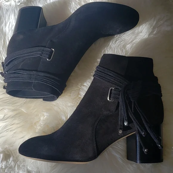 Rag & Bone Dalia ll Black Suede Boot 8 Nwt - Picture 4 of 8